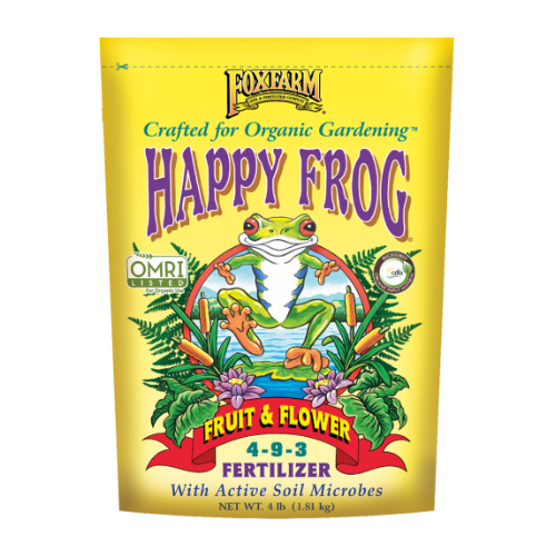 Happy Frog fruit and flower