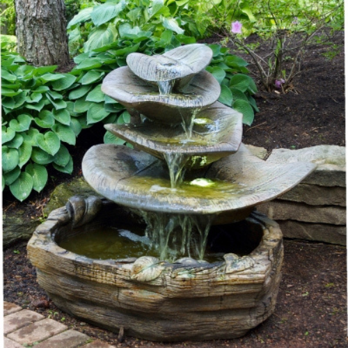 Outdoor water fountain